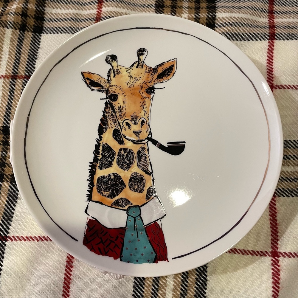 Giraffe dinner plates